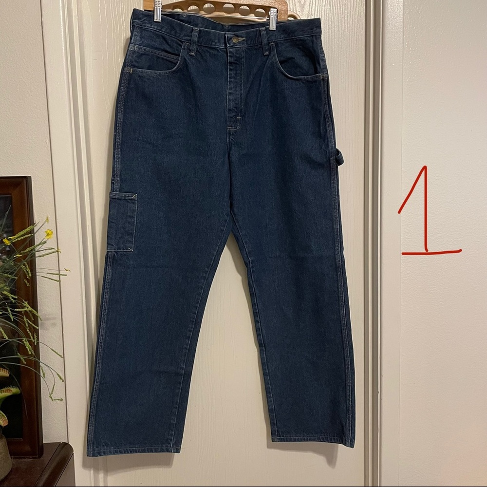 2 pairs of Men’s or Women’s Flame Resistant Jeans for Electricians, Firemen, etc